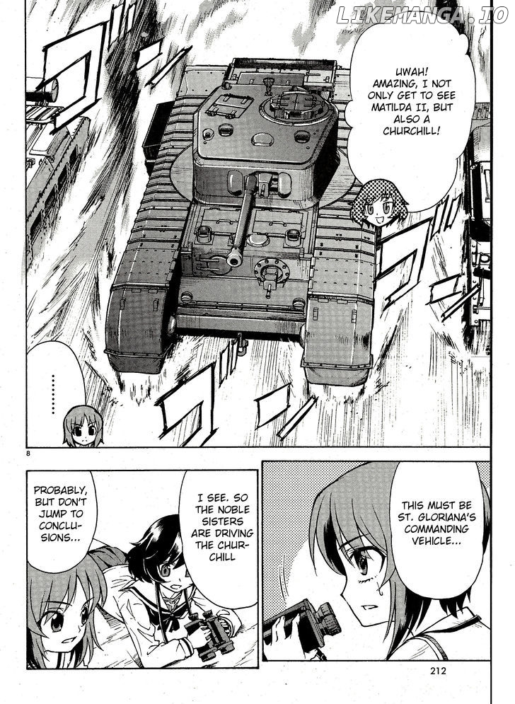 Girls & Panzer chapter 4 - page 8
