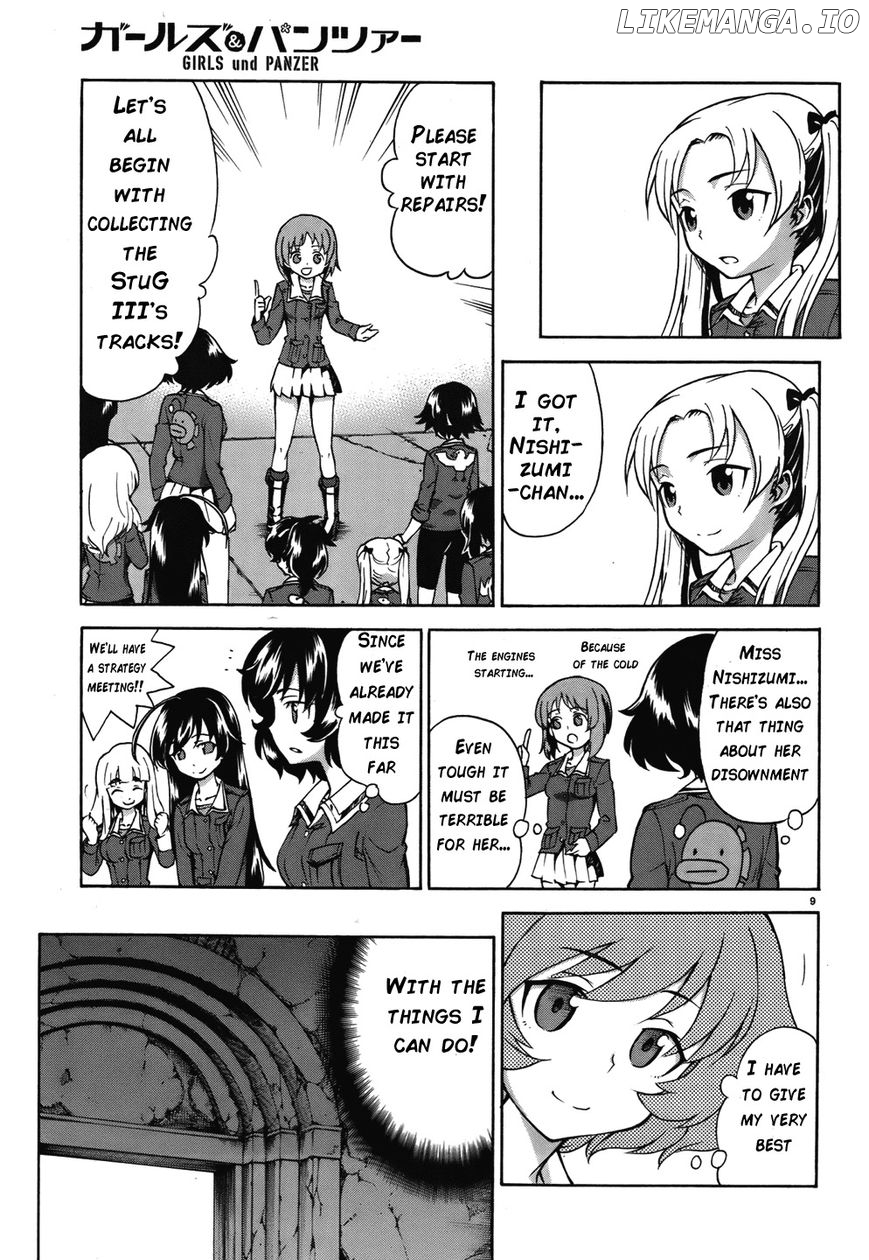 Girls & Panzer chapter 13 - page 9