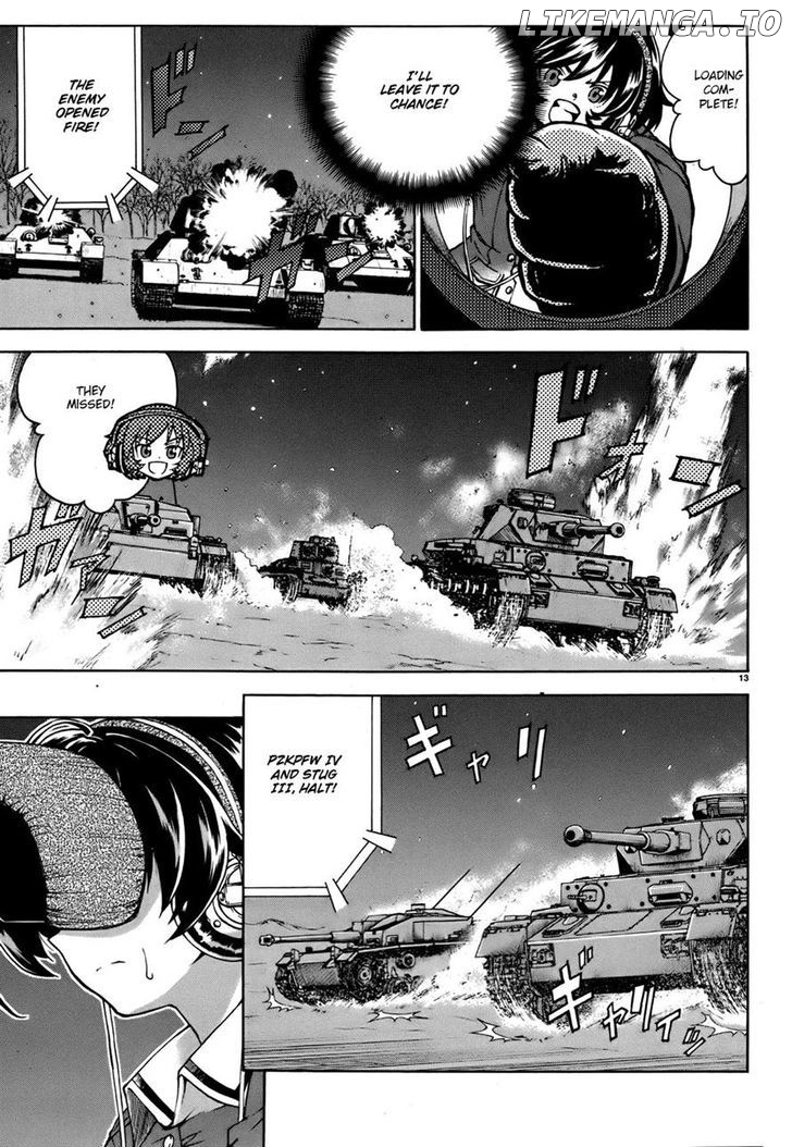 Girls & Panzer chapter 12 - page 13