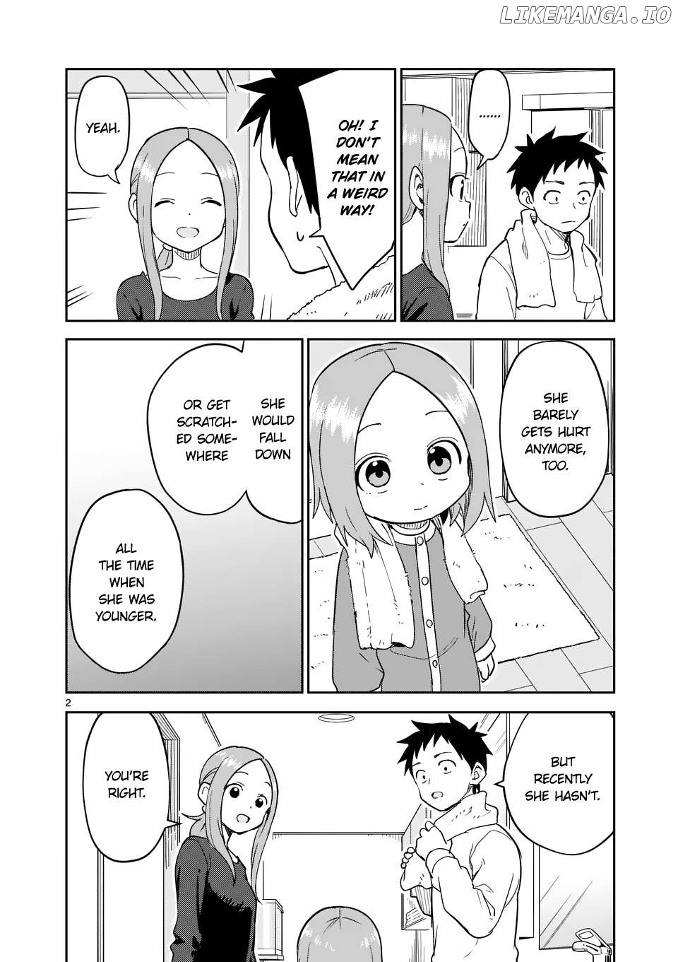 Karakai Jouzu no (Moto) Takagi-san Chapter 306 - page 2