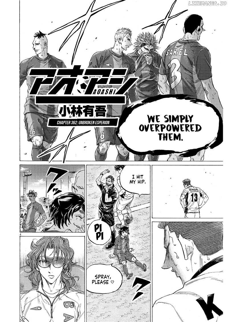 Ao Ashi Chapter 362 - page 5