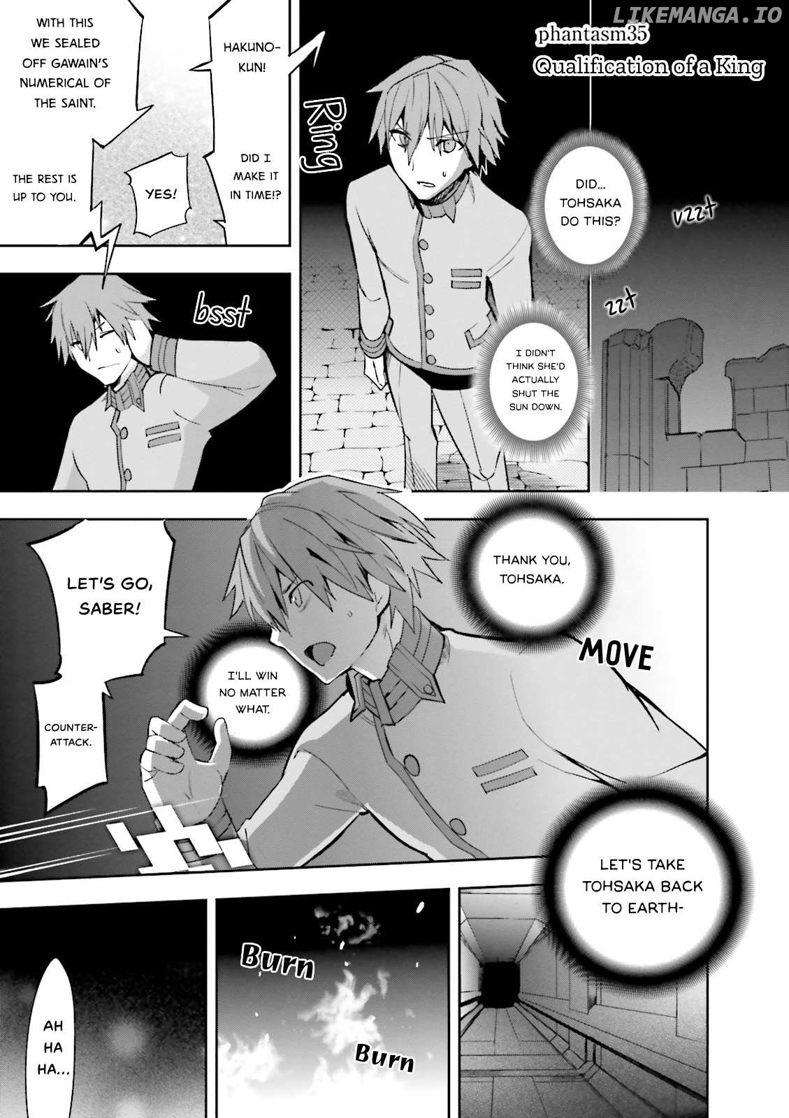 Fate/Extra Chapter 35 - page 1