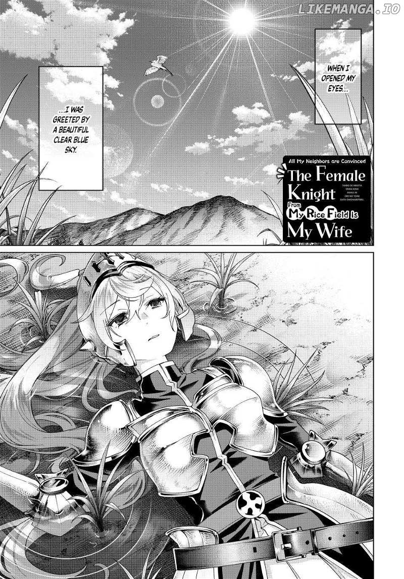All My Neighbors are Convinced the Female Knight from My Rice Field Is My Wife Chapter 40 - page 1
