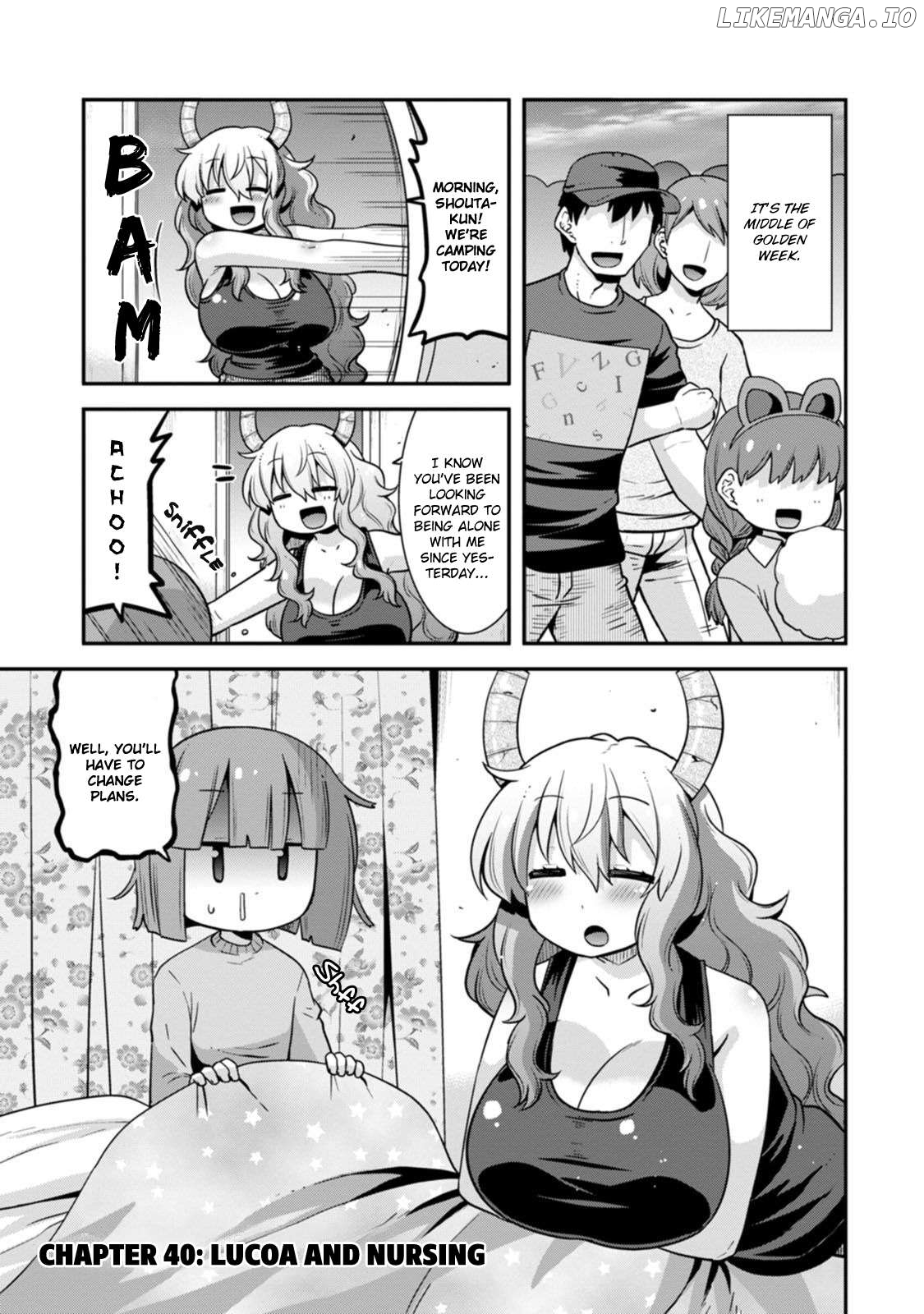 Miss Kobayashi's Dragon Maid: Lucoa is my xx Chapter 40 - page 1