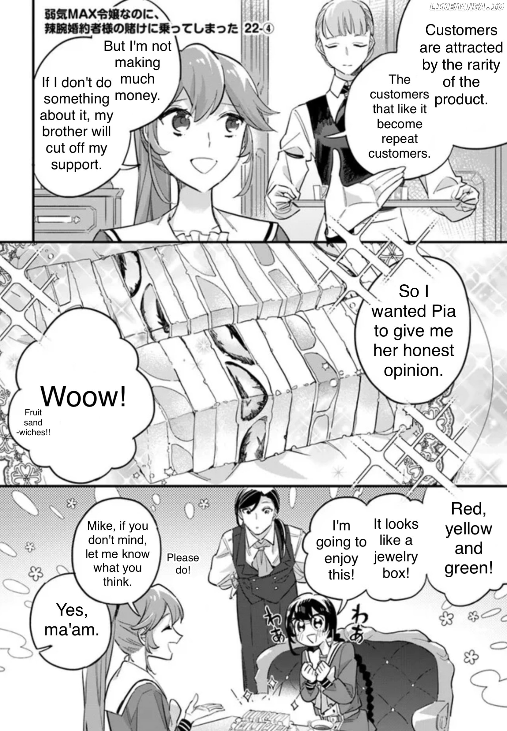 Even Though I'm a Super Timid Noble Girl, I Accepted the Bet From My Cunning Fiancé! Chapter 22 - page 20