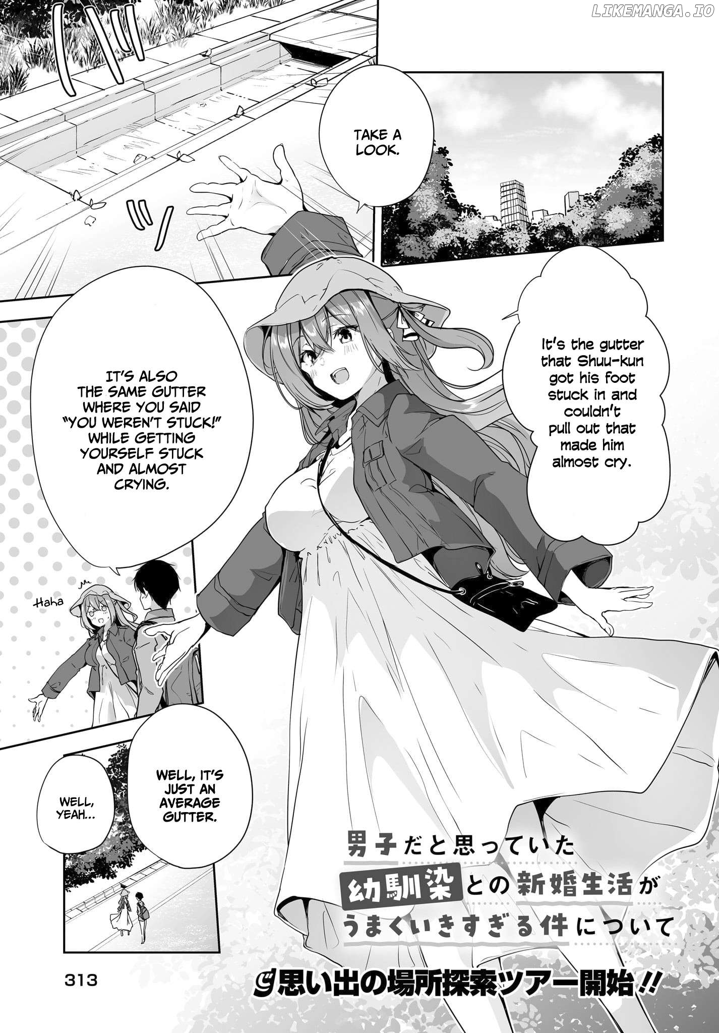 Danshi Da To Omotteita Osananajimi To No Shinkon Seikatsu Ga Umakuiki Sugiru Kudan Ni Tsuite Chapter 7 - page 2