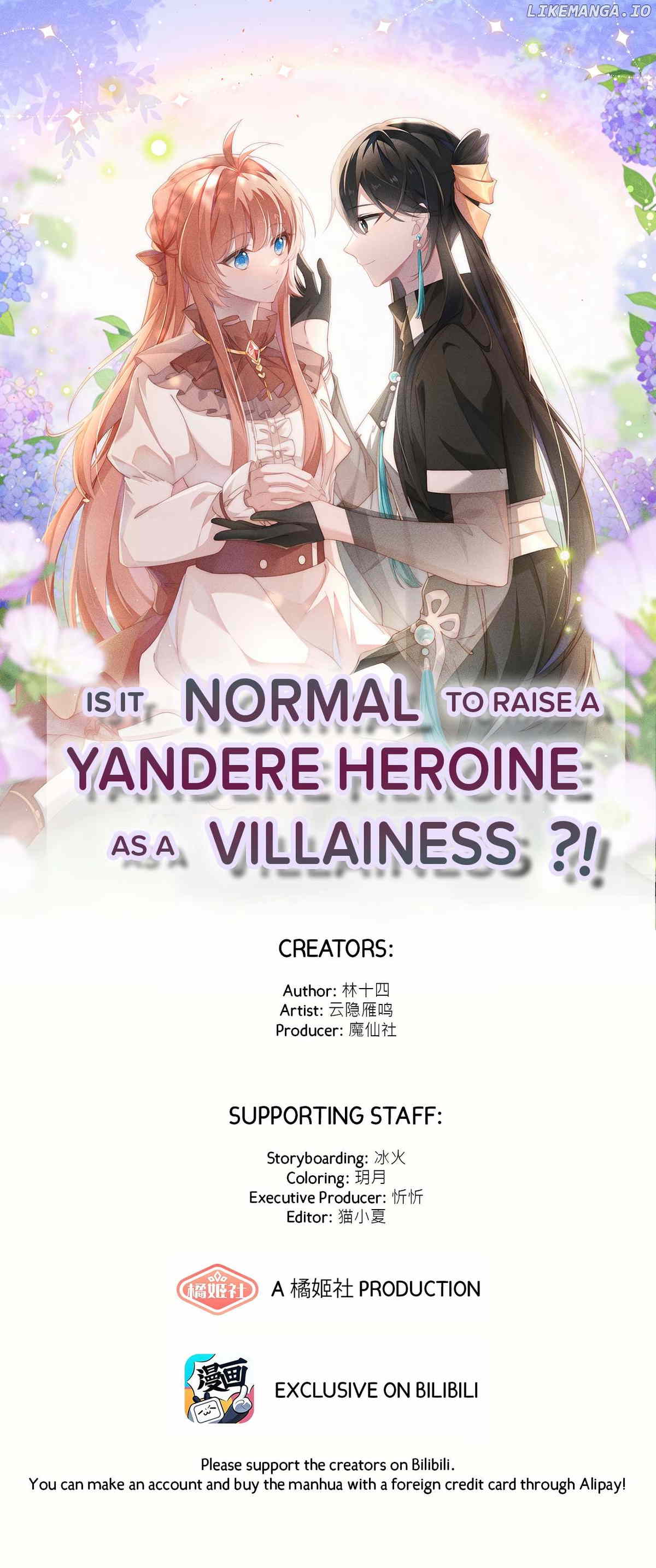 Is It Normal To Raise A Yandere Heroine As A Villainess ! Chapter 17 - page 1