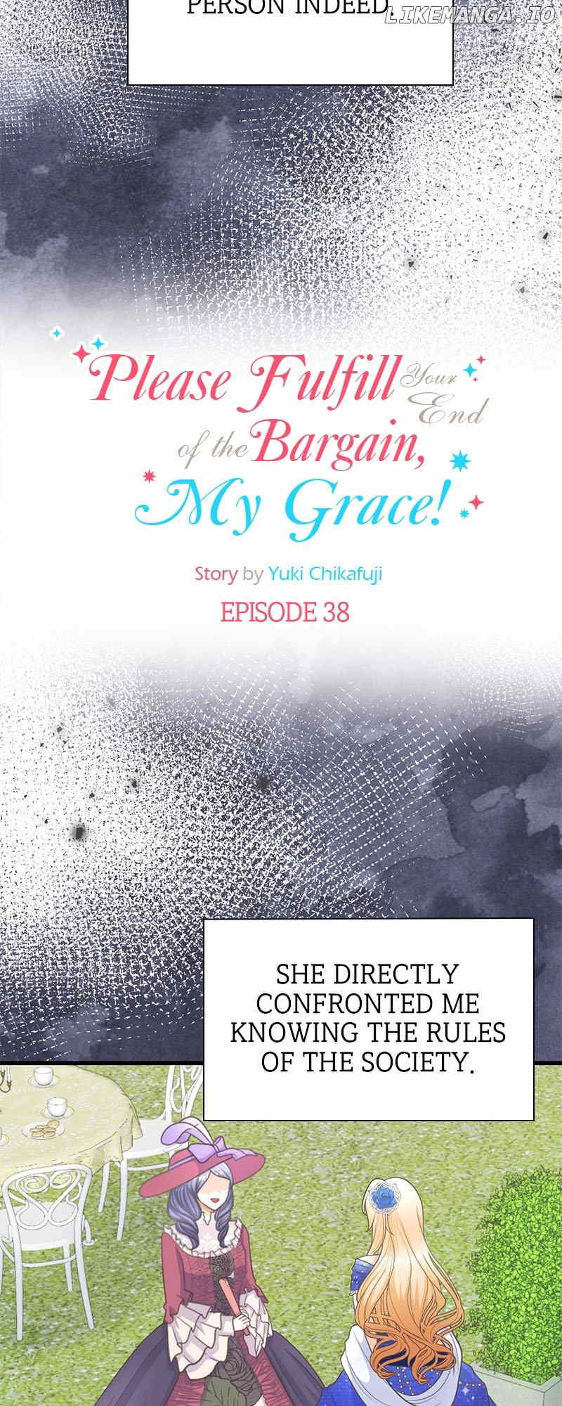 Please Fulfill Your End of the Bargain, My Grace! Chapter 38 - page 4