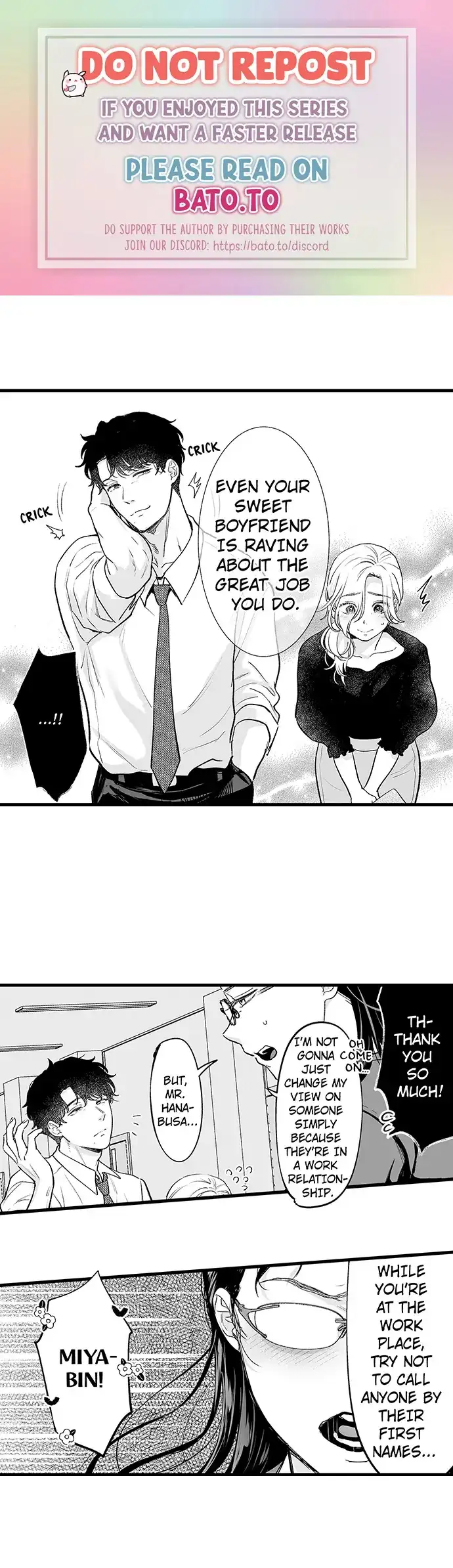 I'm in Love with Mr. Hanabusa's Mouth Chapter 36 - page 2