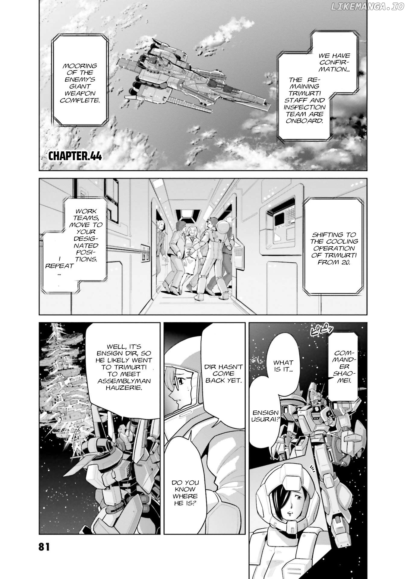 Mobile Suit Gundam F90 FF Chapter 44 - page 1