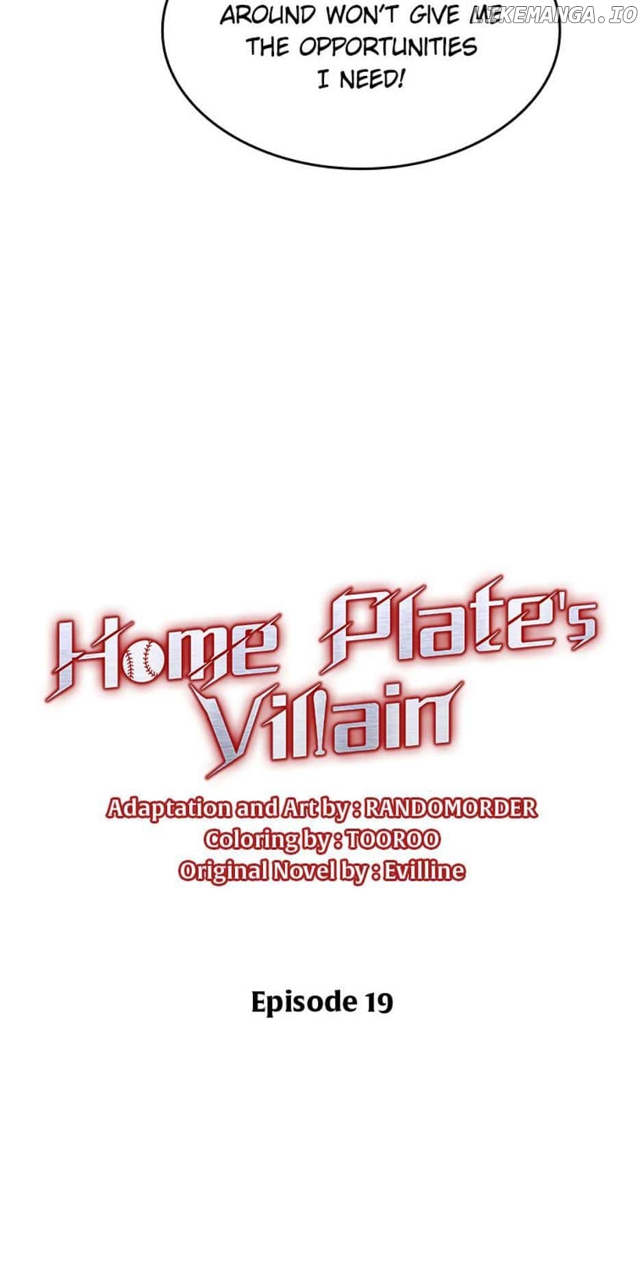 Home Plate's Villain Chapter 19 - page 11