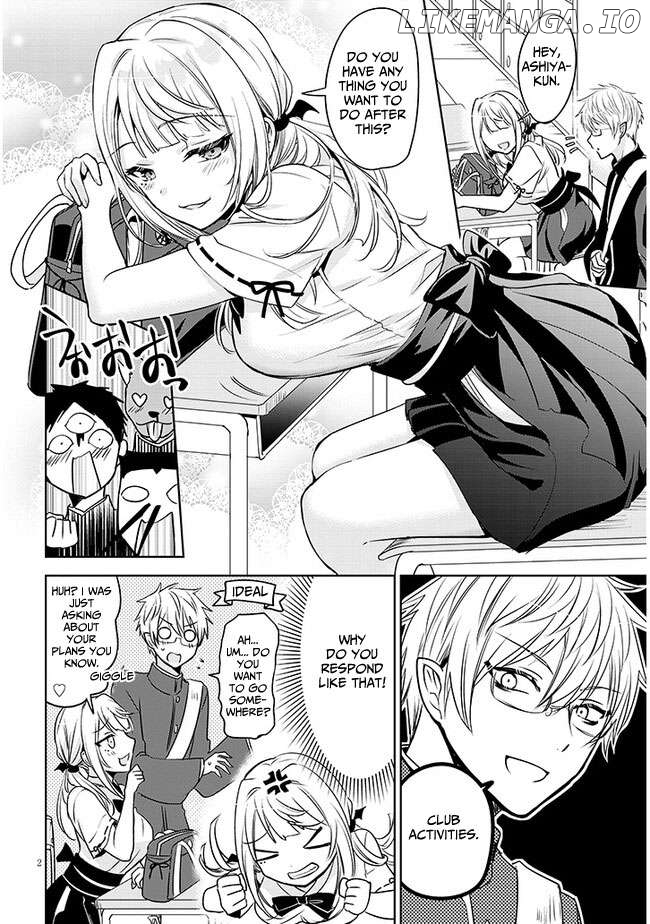 Moteharune, Ashiya-kun Chapter 3.1 - page 2