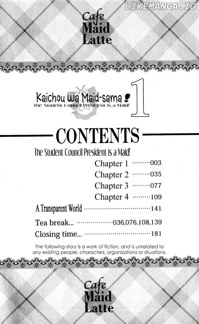 Kaichou Wa Maid-Sama! chapter 1 - page 5