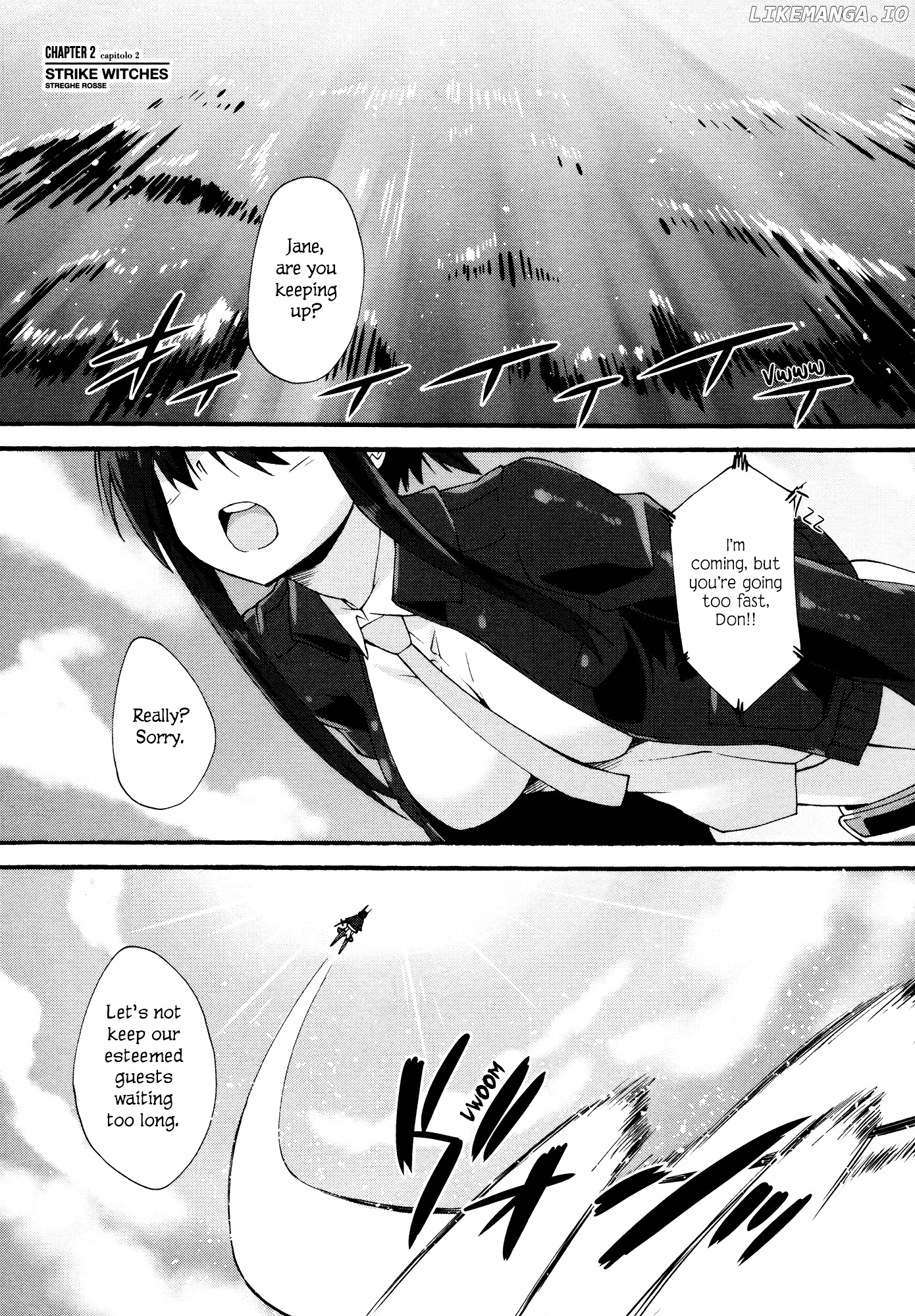 Strike Witches - Kurenai no Majotachi chapter 2 - page 1