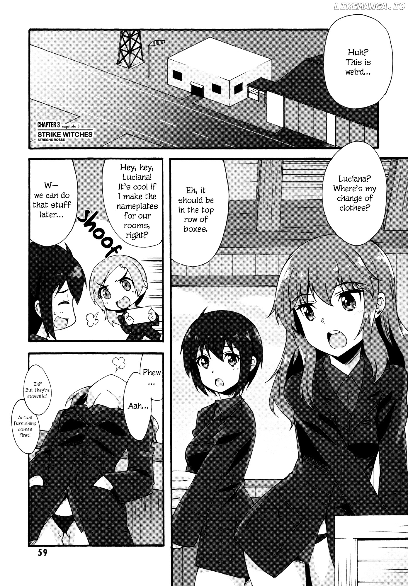 Strike Witches - Kurenai no Majotachi chapter 3 - page 1