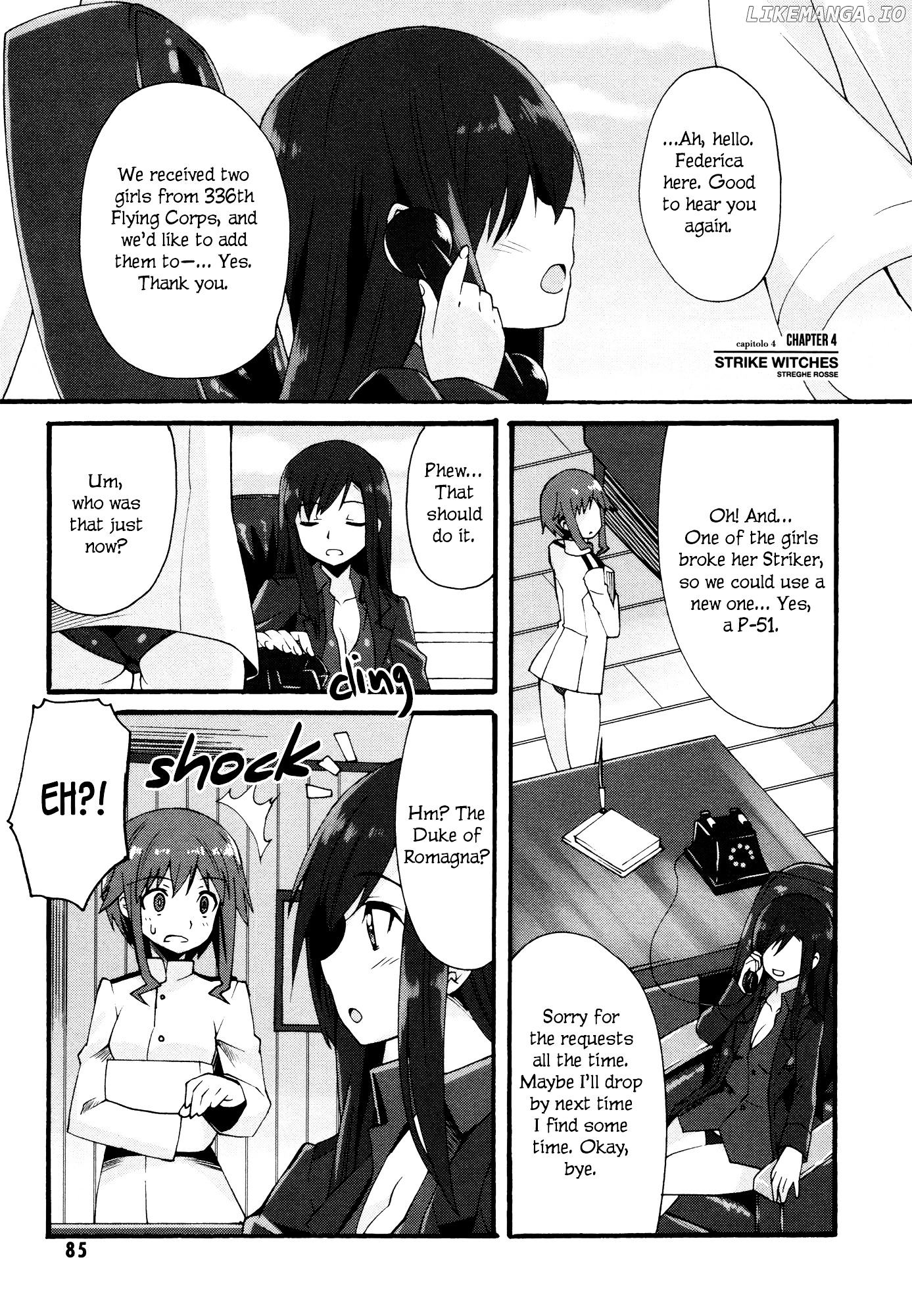 Strike Witches - Kurenai no Majotachi chapter 4 - page 1