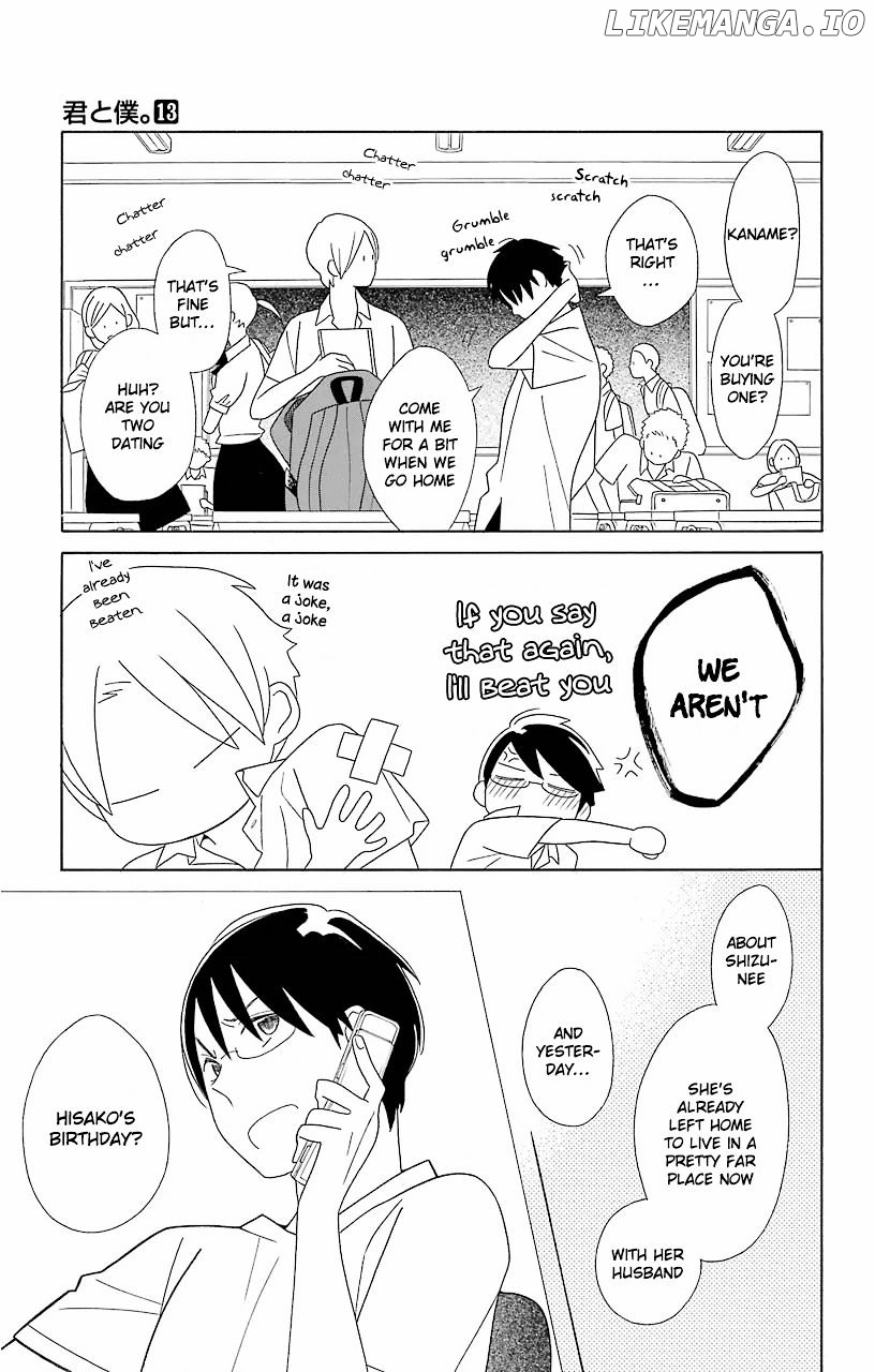 Kimi to Boku chapter 57 - page 14