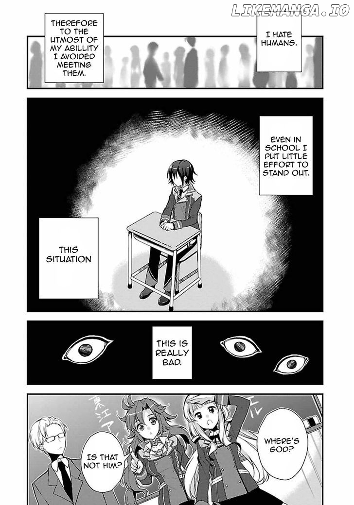 Kami-sama to Unmei Kakusei no Cross Thesis chapter 1 - page 19