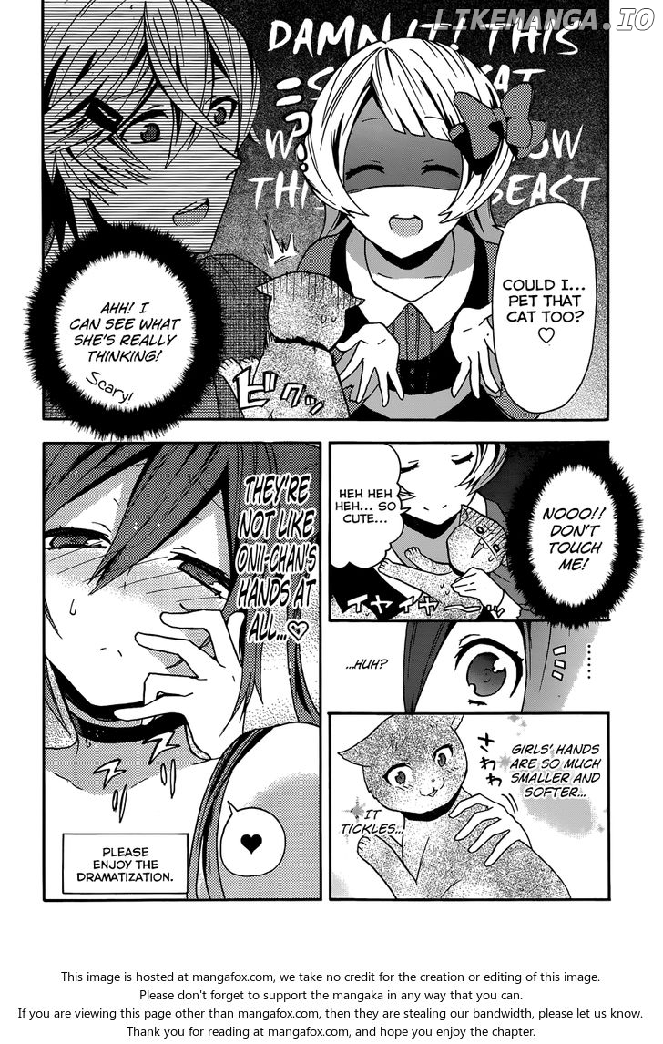 Oniichan no Koto ga Suki Sugite Nyan Nyan Shitai Burakon Imouto dakedo Sunao ni Narenai no chapter 7 - page 14