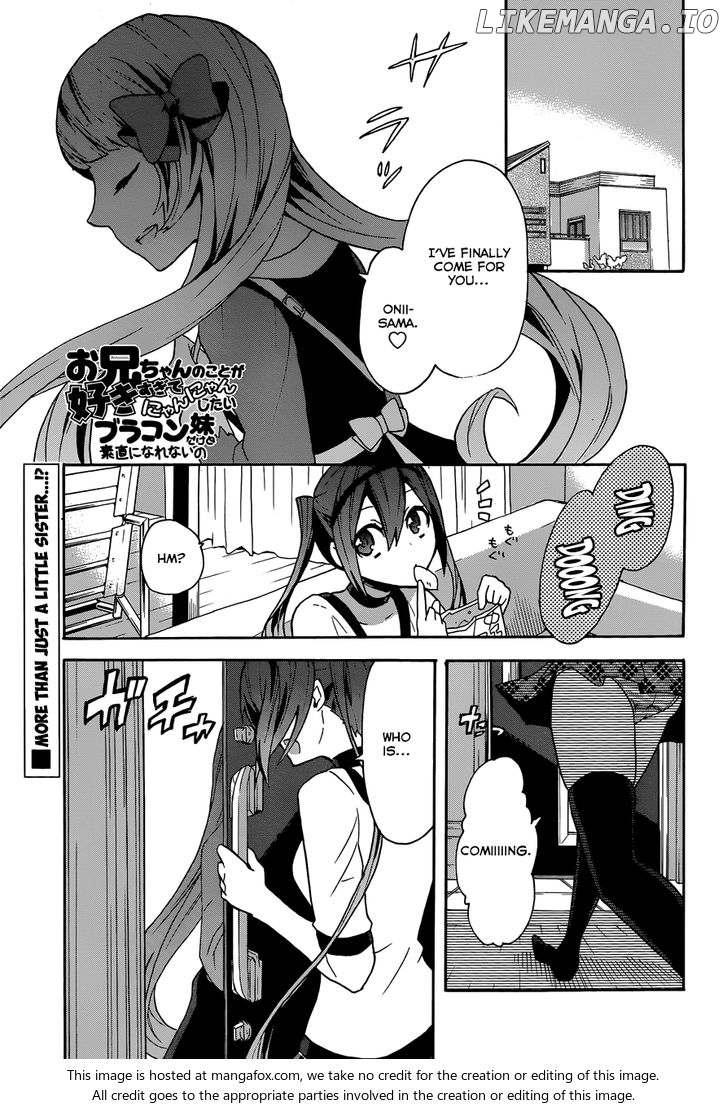 Oniichan no Koto ga Suki Sugite Nyan Nyan Shitai Burakon Imouto dakedo Sunao ni Narenai no chapter 7 - page 3