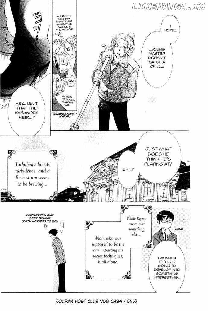 Ouran High School Host Club chapter 34 - page 34