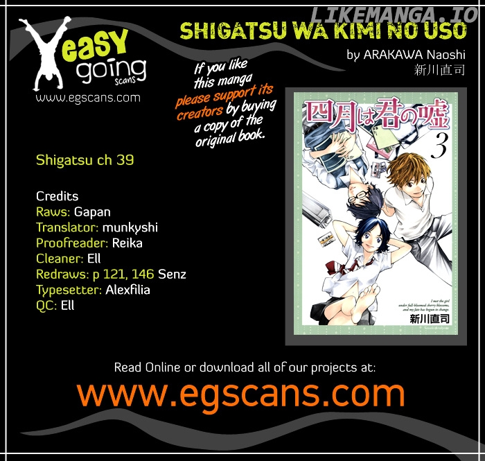 Shigatsu Wa Kimi No Uso chapter 39 - page 1
