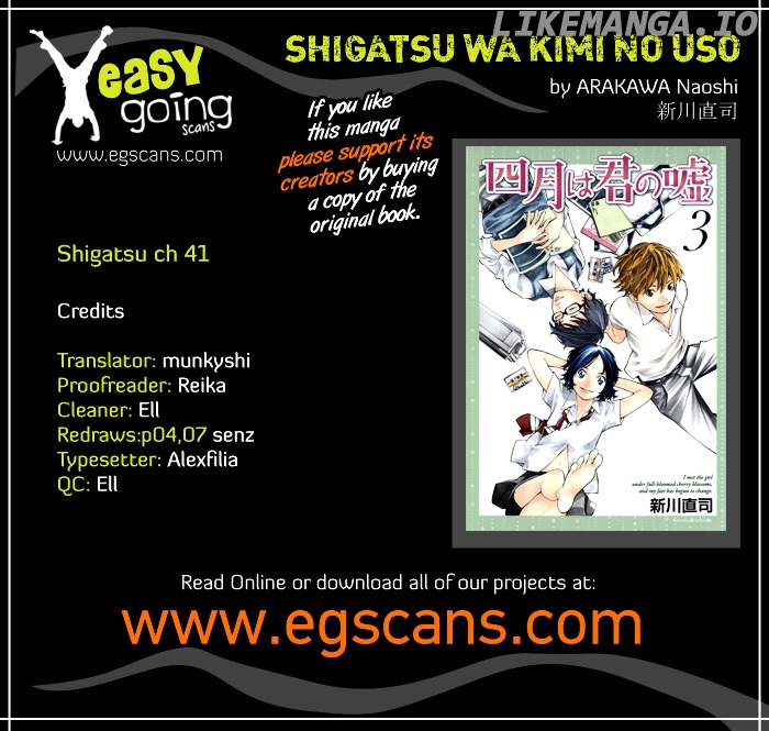 Shigatsu Wa Kimi No Uso chapter 41 - page 1