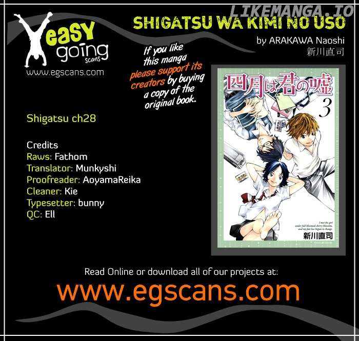 Shigatsu Wa Kimi No Uso chapter 28 - page 1