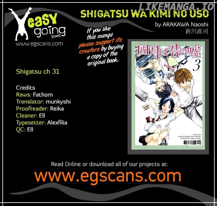 Shigatsu Wa Kimi No Uso chapter 31 - page 1