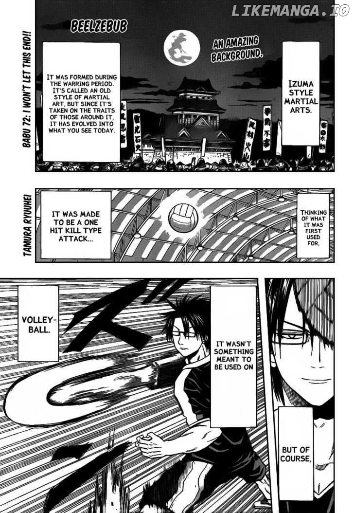 Beelzebub Chapter 72 - page 1