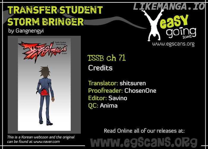 Transfer Student Storm Bringer chapter 71 - page 2