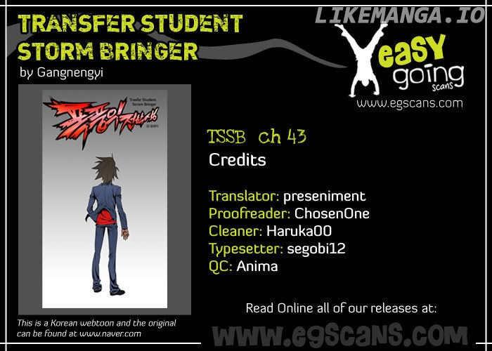 Transfer Student Storm Bringer chapter 43 - page 1