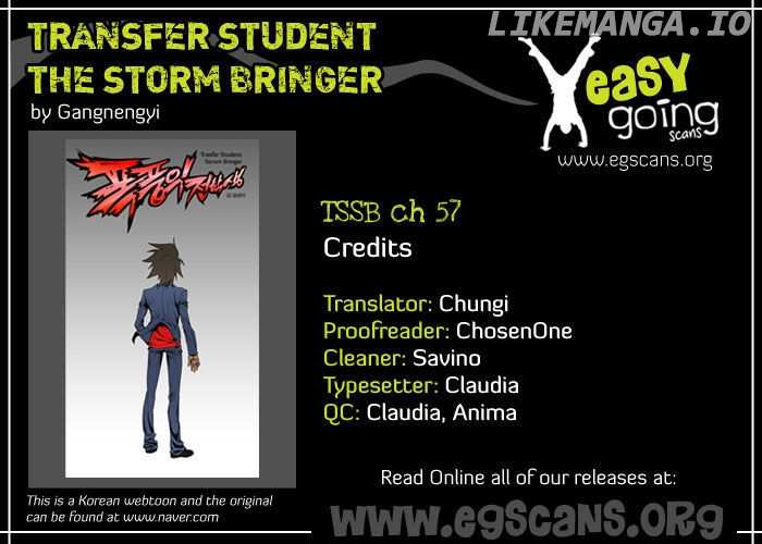 Transfer Student Storm Bringer chapter 57 - page 1
