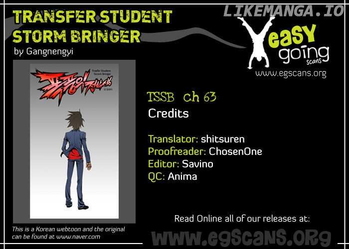 Transfer Student Storm Bringer chapter 63 - page 1