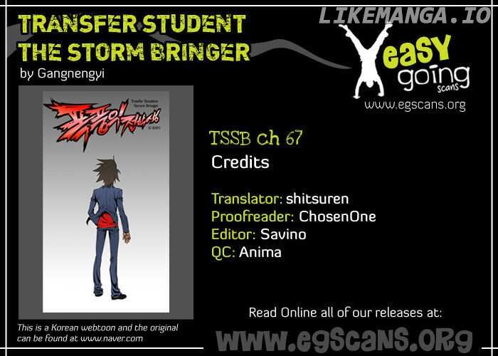 Transfer Student Storm Bringer chapter 67 - page 1