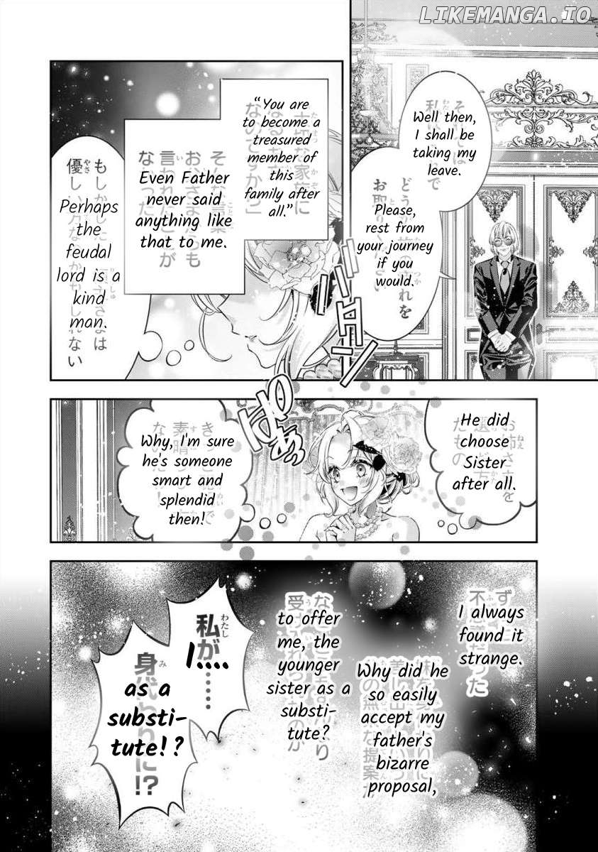 The substitute bride is captured by the yandere lord Chapter 1 - page 35