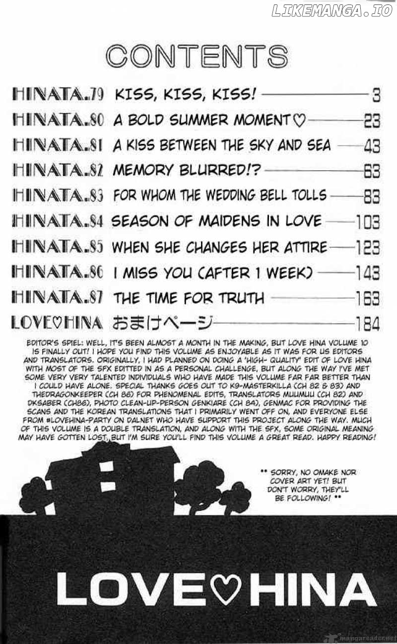 Love Hina chapter 79 - page 2