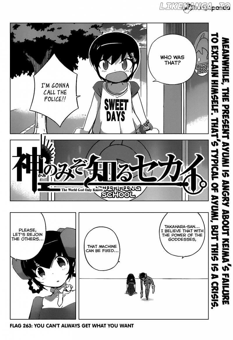 The World God Only Knows chapter 263 - page 3