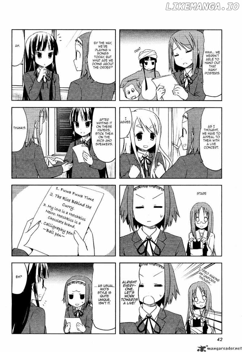 K-ON! chapter 15 - page 4