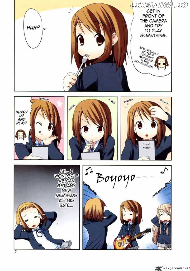 K-ON! chapter 14 - page 4