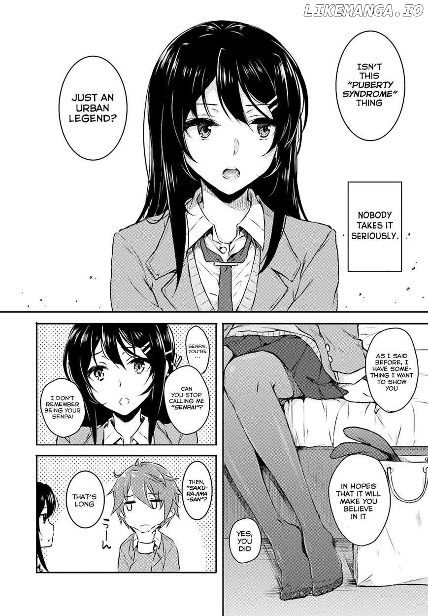 Rascal Does Not Dream of Bunny Girl Senpai Chapter 4 - page 5