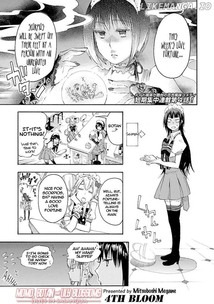 Momo to Botan to Yuri no Hana chapter 4 - page 1