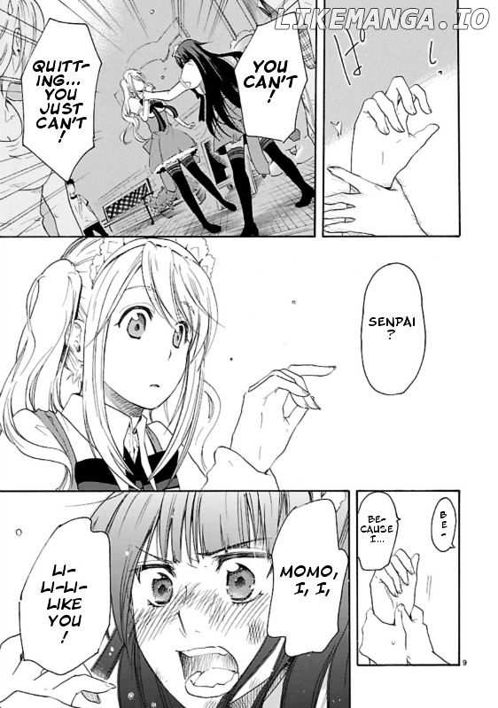Momo to Botan to Yuri no Hana chapter 5 - page 9