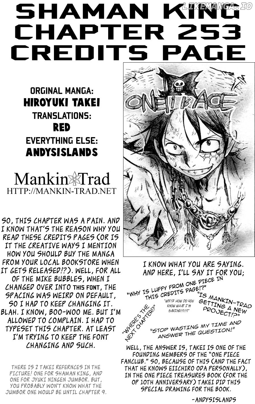 Shaman King Chapter 253 - page 20