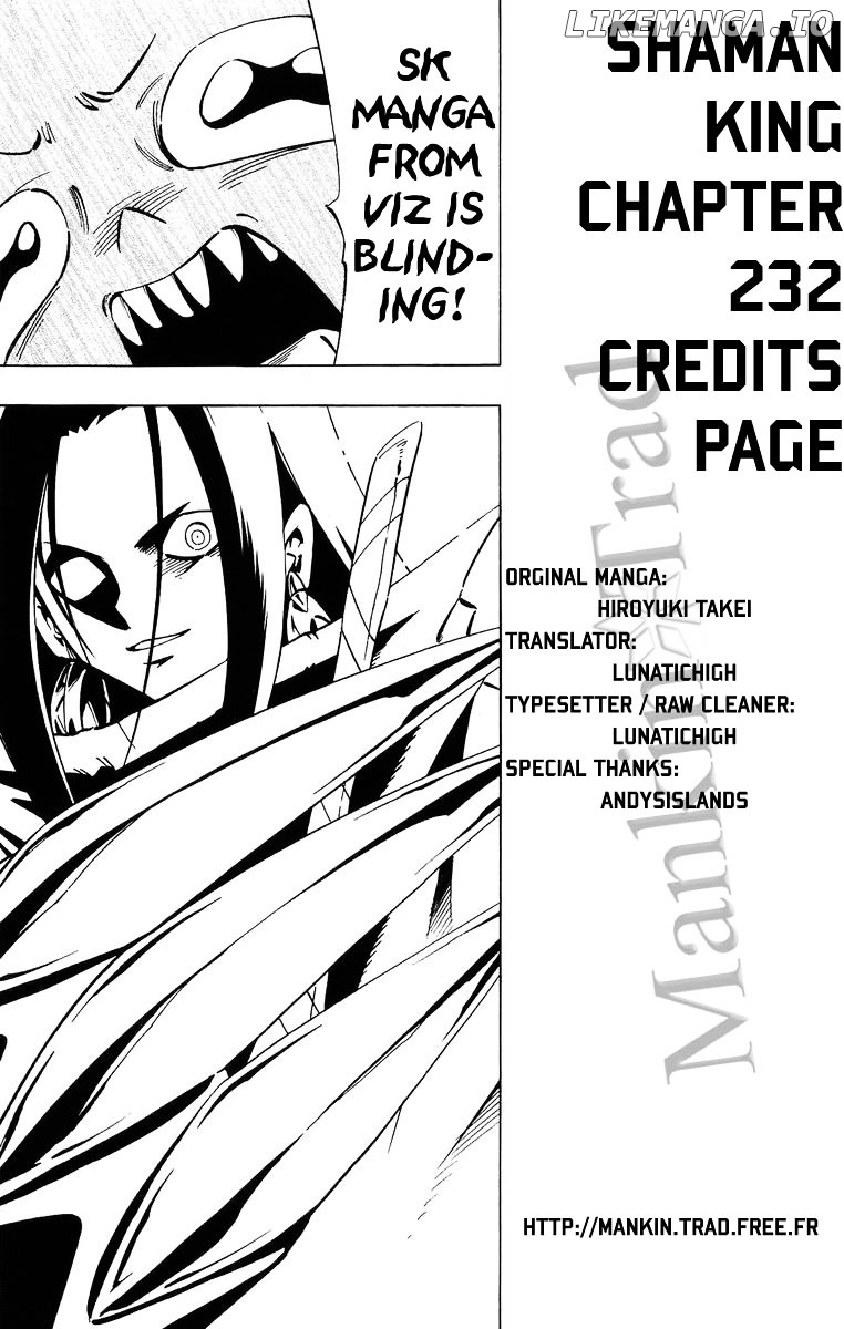 Shaman King Chapter 232 - page 19