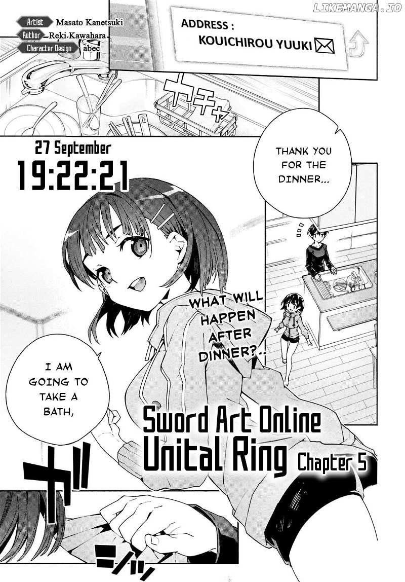 Sword Art Online Unital Ring Chapter 5 - page 1