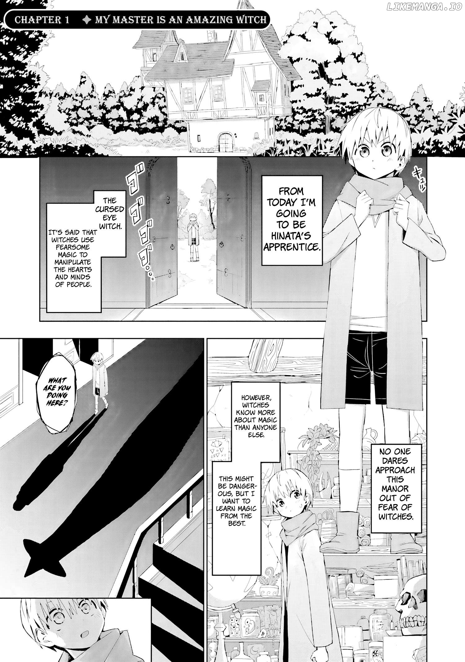 Mahou to Boku to Dekkai Shishou Chapter 1 - page 2