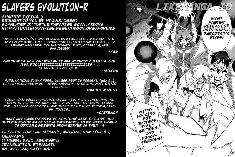 Slayers Evolution-R chapter 5 - page 56