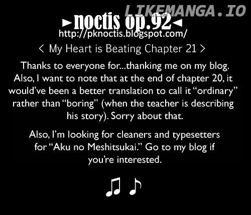 My Heart Is Beating chapter 21 - page 1