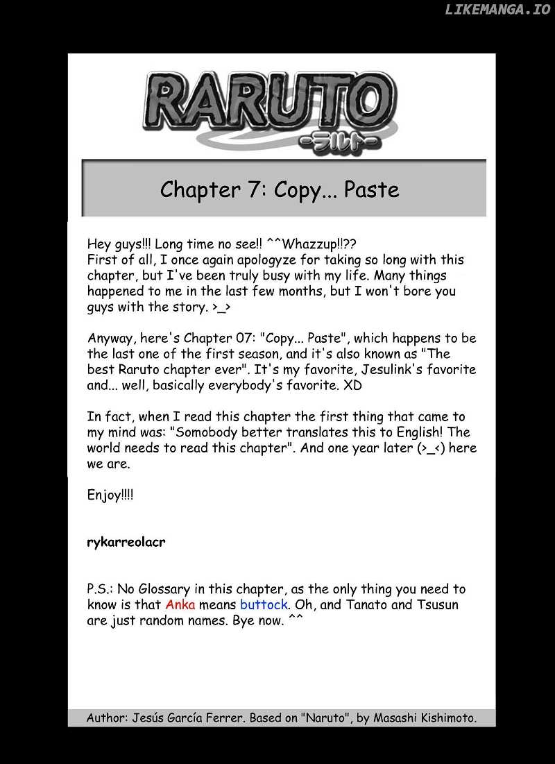 Raruto chapter 7 - page 1